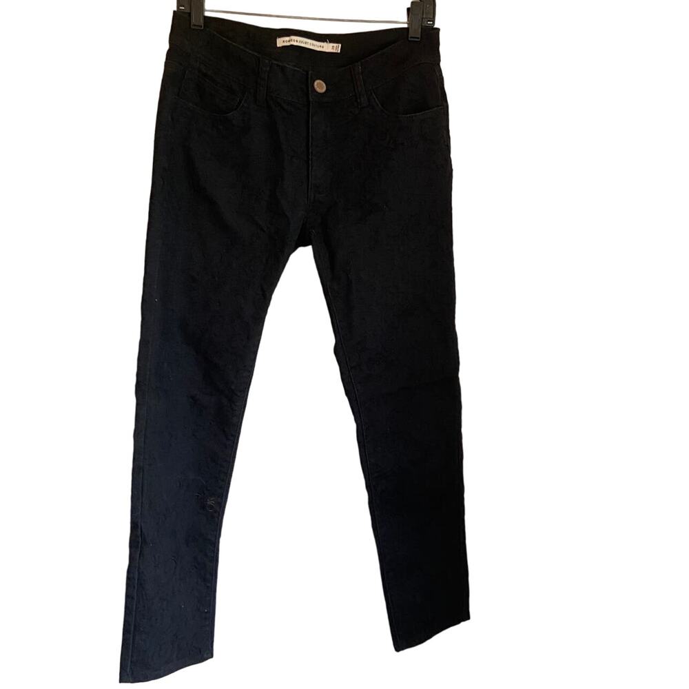 Romeo & Juliet Couture Black Jeans Pant Size 29 Twilight Emo Dark Romantic Goth